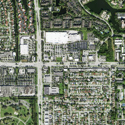 West Deerfield Beach Florida High Resolution Satellite Map