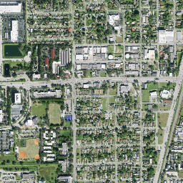 Carver Heights Florida High Resolution Satellite Map