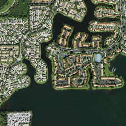 Lakeview Florida High Resolution Satellite Map