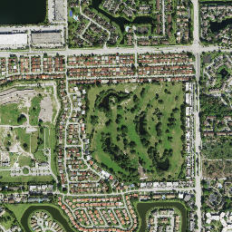 Crystal Lake Florida High Resolution Satellite Map