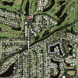 Palm River Florida High Resolution Satellite Map