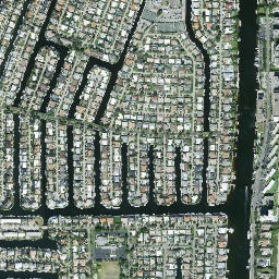 Lighthouse Point map(satellite map)