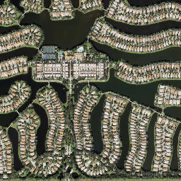 Island Walk map(satellite map)