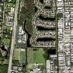 North Naples Florida High Resolution Satellite Map