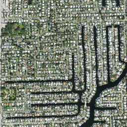 Garden Isles Florida High Resolution Satellite Map
