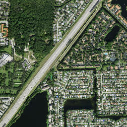 Palm Aire map(satellite map)