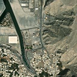 Dib Dibba map(satellite map)