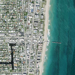 Lauderdale-by-the-Sea map(satellite map)