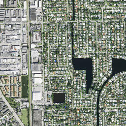 Coral Heights Florida High Resolution Satellite Map