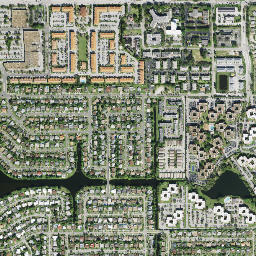 Golf Estates Florida High Resolution Satellite Map