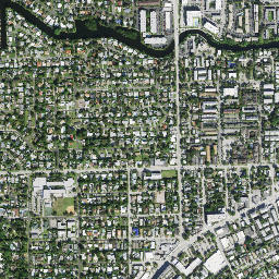 Wilton Manors map(satellite map)