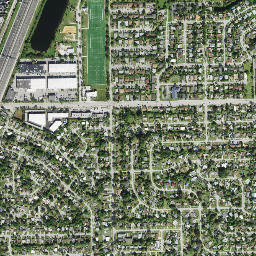 Middle River Vista Florida High Resolution Satellite Map