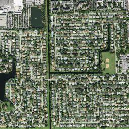 Sunrise Heights Florida High Resolution Satellite Map