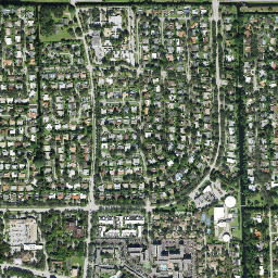 Plantation Florida High Resolution Satellite Map