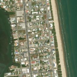 Satellite view of South Padre Island Wanna Wanna Beach Bar