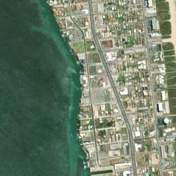 South Padre Island map(satellite map)