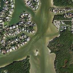 Royal Harbor Florida High Resolution Satellite Map