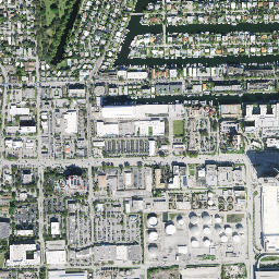 Port Everglades Florida High Resolution Satellite Map