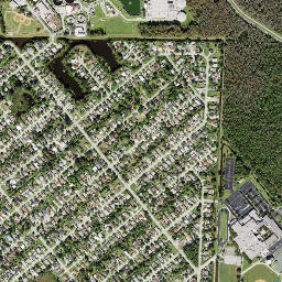 Naples Manor map(satellite map)