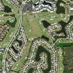 Lely Resort map(satellite map)
