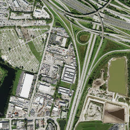 Hacienda Village Florida High Resolution Satellite Map