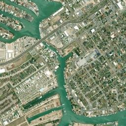 Port Isabel map(satellite map)