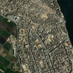 Naja' Ḥammādī map(satellite map)