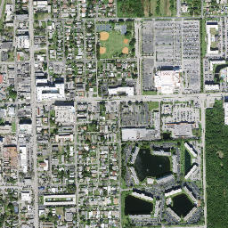 Dania Beach map(satellite map)