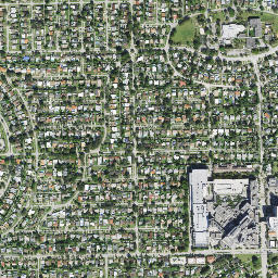 West Hollywood map(satellite map)