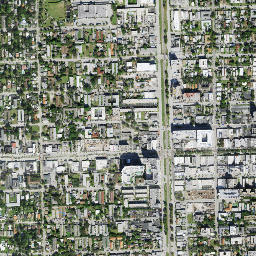 Hollywood map(satellite map)