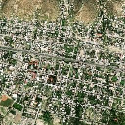 Mina Nuevo León map(satellite map)
