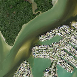 Isles of Capri Florida High Resolution Satellite Map