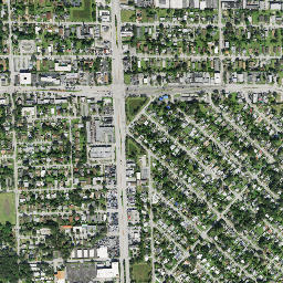 Miami Gardens Florida High Resolution Satellite Map