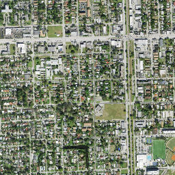 Hallandale Beach map(satellite map)