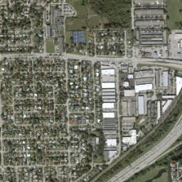 Ives Estates map(satellite map)