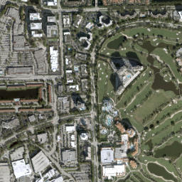 Adventura Florida High Resolution Satellite Map