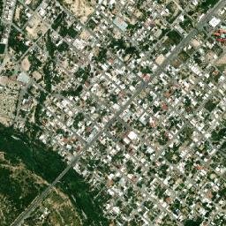 Ciénega de Flores map(satellite map)