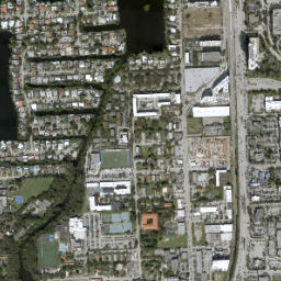 Ojus map(satellite map)