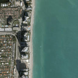 Sunny Isles Beach map(satellite map)