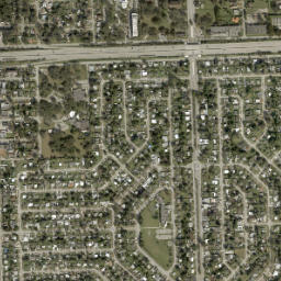 Bunche Park map(satellite map)