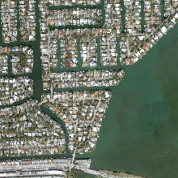 Keystone Islands Florida High Resolution Satellite Map