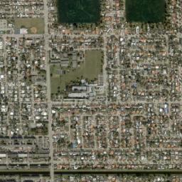 Palm Springs Florida High Resolution Satellite Map