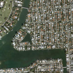 Surfside map(satellite map)