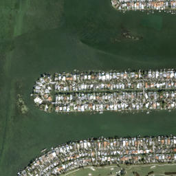 Normandy Shores Florida High Resolution Satellite Map