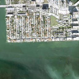 North Bay Village map(satellite map)