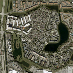 Fountainebleau map(satellite map)