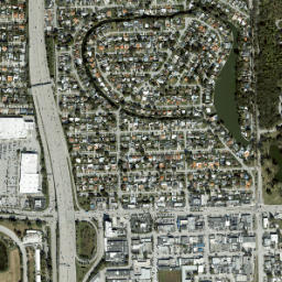 Satellite view of Riviera Country Club