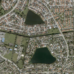 Kendall West map(satellite map)