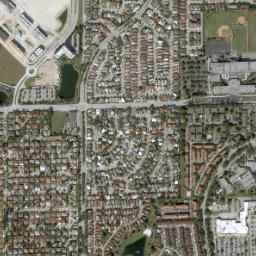 The Hammocks map(satellite map)