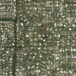Pinecrest map(satellite map)